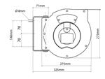 Enrouleur électrique automatique 15m - HO5VV-F 3G1,5mm² - MAVEL 09428